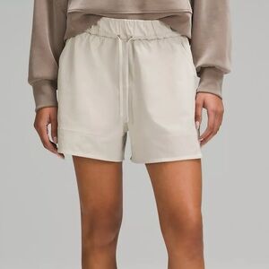 Lululemon Beige High Waisted Shorts